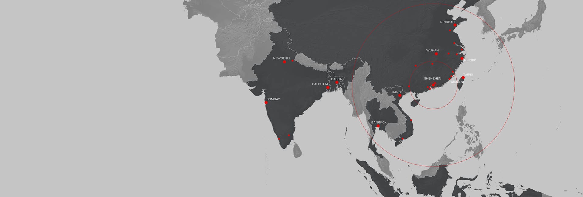 LPI Quality coverage map in Asia